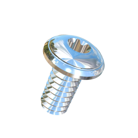 Titanium #4-40 X 1/4 UNC Button Head Star Drive Allied Titanium Machine Screw, Grade 5 (Ti-6Al-4V) Titanium with Polished Finish (FULL DFAR)